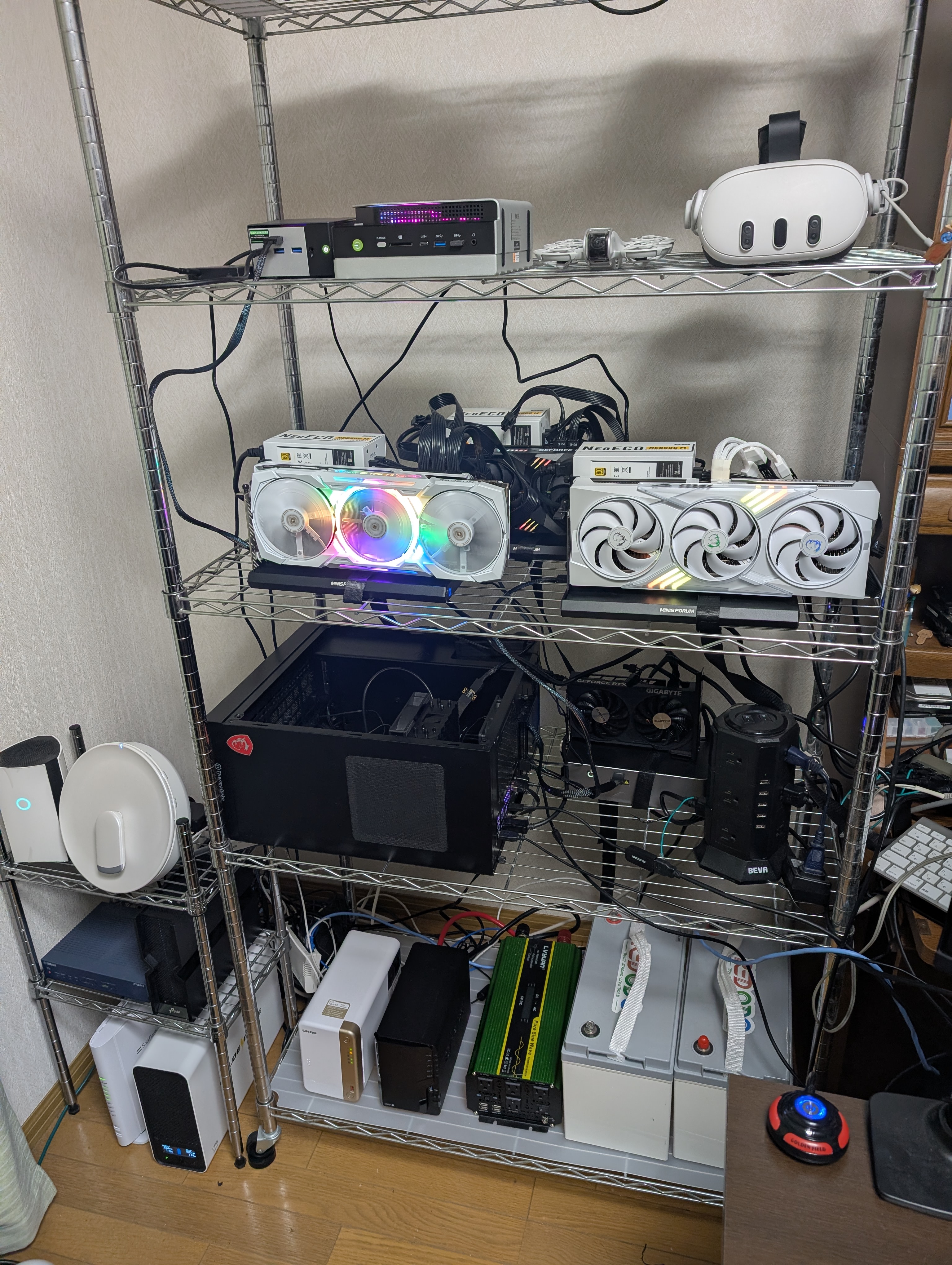 CBFラボ ラック全景
